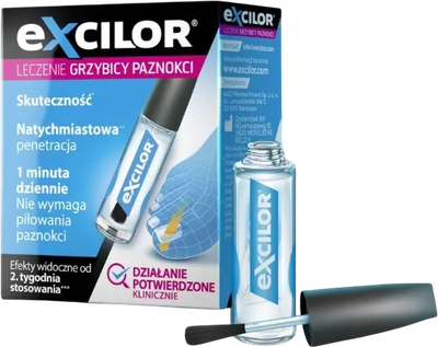 Płyn na grzybicę paznokci Excilor 3.3 ml (8711744048570)