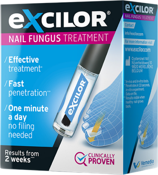 Płyn na grzybicę paznokci Excilor 3.3 ml (8711744048570)