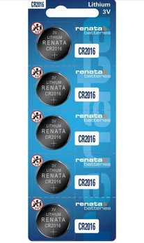 Батарейка літієва Renata CR2016 5 шт BLISTER CARD