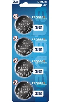 Батарейка літієва Renata CR2450N 4 шт BLISTER CARD