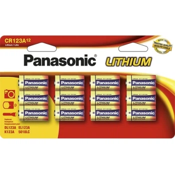 Батарейка Panasonic CR 123A BLI 12 шт