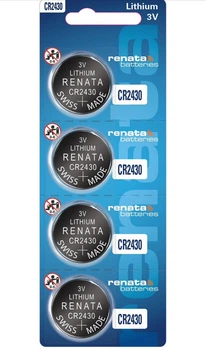 Батарейка літієва Renata CR2430 4 шт BLISTER CARD