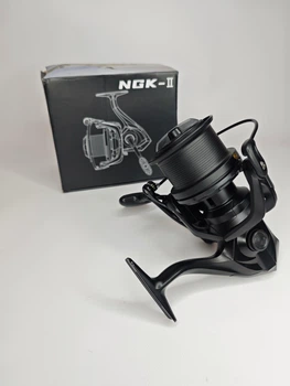 Карповые катушки 9000 NGK дальнего забрасывания чёрный матовый