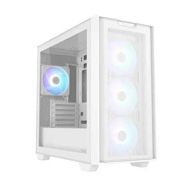 Корпус для ПК Asus A21 Plus ARGB Mini-Tower MicroATX, Mini-ITX без БЖ White (90DC00H3-B19010)