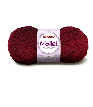 115 MOLLET пряжа пряжа (100% акрил, 100гр, 200м,), бордовий