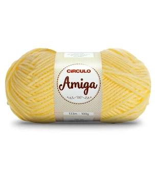 1114 AMIGA пряжа (100% акріл, 100гр. 133м. ), молочний