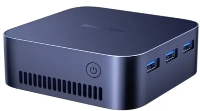 Мини ПК Blackview MP80 / Intel N97 / RAM 16GB / SSD 512GB / 3 x HDMI / 2 x LAN / Wi-Fi 5 / Bluetooth 4.2 / Windows 11 / Blue