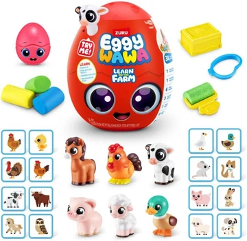 Интерактивный набор Обучение на ферме Eggy Wawa ZURU, Learn on The Farm Eggy Wawa ZURU (15102)