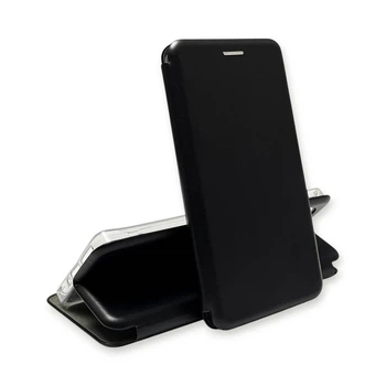 Чехол-книжка для Tecno Spark 5 Pro (KD7) с магнитом с подставкой из экокожи черная