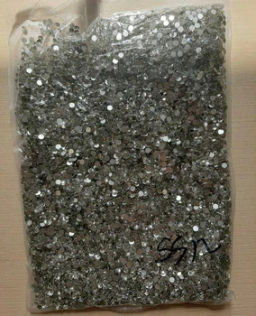 Стрази скляні DMC SS12 crystal опт 14 400 шт/уп Холодна фіксація Біг Пак