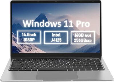 Ультратонкий ноутбук KurieTim A146G 14" FHD IPS Celeron 2.7 GHz 8 GB DDR4 RAM 256 GB SSD USB 3.0x2