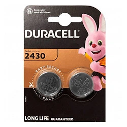 Батарейка Duracell CR 2430 3V литиевая 2 шт