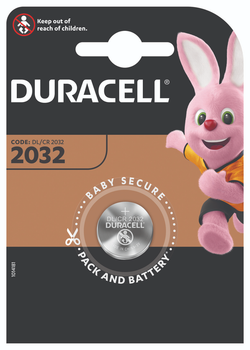 Батарейка Duracell CR 2032 2 шт