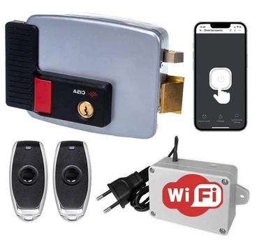 Электромеханический замок Cisa 11630-50-4 с радиопультом и Wi-Fi приложением. Комплект замок Cisa, блок управления AT Wi-Fi RF