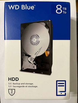 Жорсткий диск Blue 8TB SATA III (WD80EAAZ) Western Digital