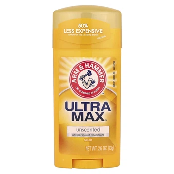 Твердий антиперспірантний дезодорант, для жінок, без запаху, Arm & Hammer, 2,6 унції (73 г)
