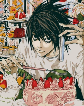 Картина за номерами "Death Note" Riviera Blanca 40x50 см RB-1018