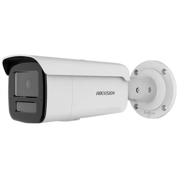 Вулична IP‑камера Hikvision 4 Мп DS‑2CD2T43G2‑4LI — AcuSense, до 80 м підсвітка, 120 дБ WDR, IP67