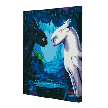 Картина по номерам Riviera Blanca Драконы 40x50 см (RB-0493)