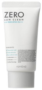 Krem przeciwsłoneczny do twarzy Rom&nd Zero Sun Clean Spf 50+ PA++++ 01 Fresh 50 ml (8809625244002)