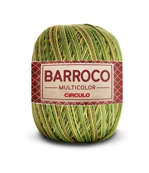 9392 BARROCO MULTICO пряжа (100% бавовна, 200гр. 226м), різнокольоровий
