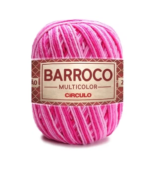 9427 BARROCO MULTICO пряжа (100% бавовна, 200гр. 226м), різнокольоровий