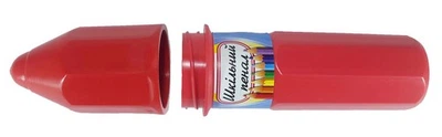 Пенал тубус Атлас "Карандаш" 19,7 х 4,8 х 4,8 см пластиковый AS0242