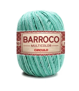 9440 BARROCO MULTICO пряжа (100% бавовна, 200гр. 226м. ), різнокольоровий