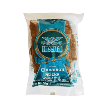 Цілі палички кориці (касія) Chinese Cinnamon Sticks Cassia 50г Heera 5031416220091