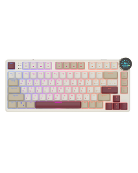 Клавиатура Royal Kludge N80 Wireless UA\RU\ENG Cherry Profile (Brown Switch) Rosy Clouds (RK-N80UARUENG-CHP-BS-RC)