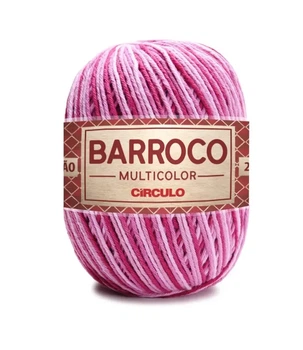 9520 BARROCO MULTICO пряжа (100% бавовна, 200гр. 226м), різнокольоровий