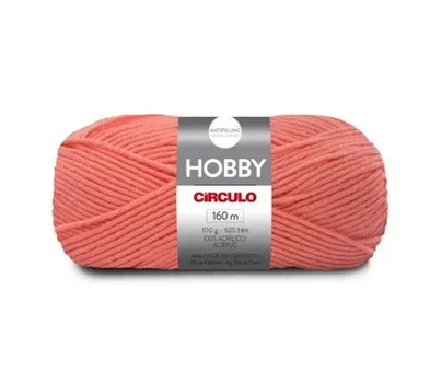 6782 HOBBY пряжа (100% акріл, 100гр. 160м), рожевий