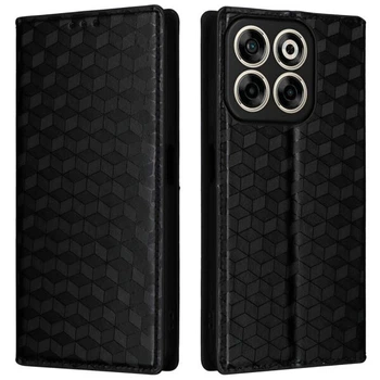 Чехол Deexe Rhombus Book для ZTE Nubia V70 - Black