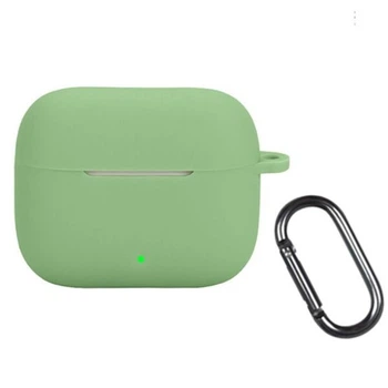 Силиконовый чехол Deexe Silicone Case (FH) для OPPO Enco Buds 3 Pro - Green