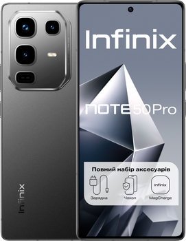 Мобильный телефон Infinix Note 50 Pro 12/256GB Shadow Black