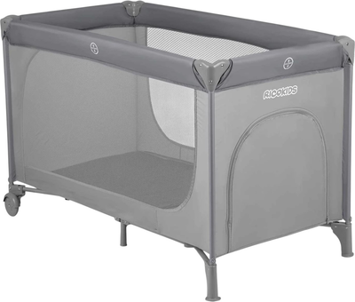 Дорожнє ліжечко RICOKIDS 125 x 65 x 78 см RK-240 Grey (724001) (5903890605162)