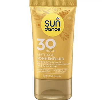 Антивозрастный Солнцезащитный флюид sundance Sonnenfluid Gesicht Anti Age LSF 30 50 ml