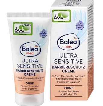 Увлажняющий барьерный крем с керамидами Balea Barriereschutz Creme Ultra Sensitive 50 мл