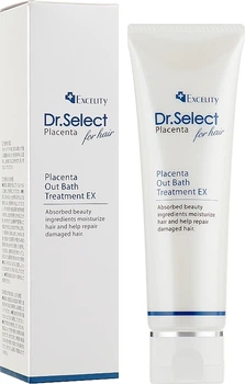 Плацентарная маска для блеска волос - Dr. Select Excelity Placenta Out bath Treatment 100ml (948251-1206881-2)