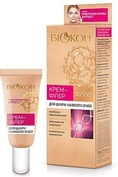 Крем-филлер для кожи вокруг глаз "Профессиональный уход" Биокон Professional Effect 55+/65+ 25ml (807092-727812-2)