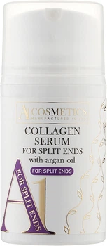 Коллагеновая сыворотка для секущихся кончиков - A1 Cosmetics For Split Ends Collagen Serum With Argan Oil 50ml (959616-1220169-2)