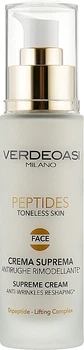 Моделюючий преміум крем проти зморшок - Verdeoasi Peptides Supreme Cream Anti-Wrinkles Reshaping 50ml