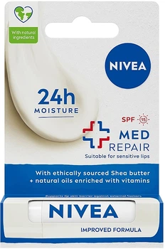 Бальзам для губ "Інтенсивний захист" Nivea Med Repair Lip Balm SPF15 4.8g (4.8g) (235649-1144895447-2)