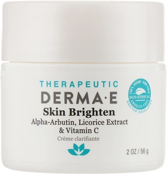 Осветляющий крем для лица с цинком Derma E Therapeutic Topicals Skin Lighten Cream 56g (917968-891447-2)