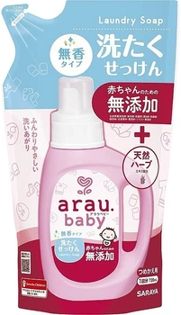 Жидкость для стирки детской одежды, без запаха - Arau Baby (дой-пак) 720ml (1009394-269842889-2)