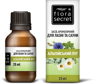 Средство ароматическое для бани и сауны "Альпийский луг" - Flora Secret 25ml (1237156-714854894-2)