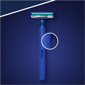 Набор одноразовых станков для бритья с двойным лезвием, 5шт - Gillette Blue II Plus 5шт (930389-1183234-2)