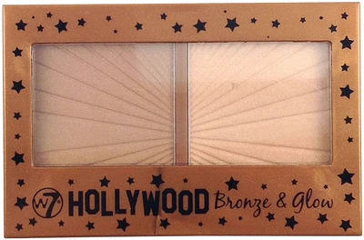 Хайлайтер для лица - W7 Cosmetics Hollywood Bronze Glow Duo Bronzer Highlighter Bronze And Glow (971973-1237640-2)