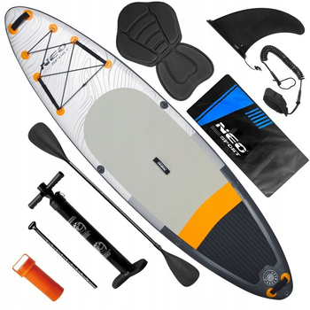 Надувна SUP дошка Neo Sport 320 x 84 x 15 см з веслом, насосом і сумкою для зберігання 170201 (5903890626907)