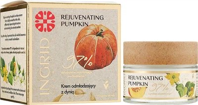 Крем для обличчя з насінням Гарбуза + Жожоба + Мед - Ingrid Cosmetics Vegan Rejuvenating Pumpkin 50ml (951127-1209961-2)